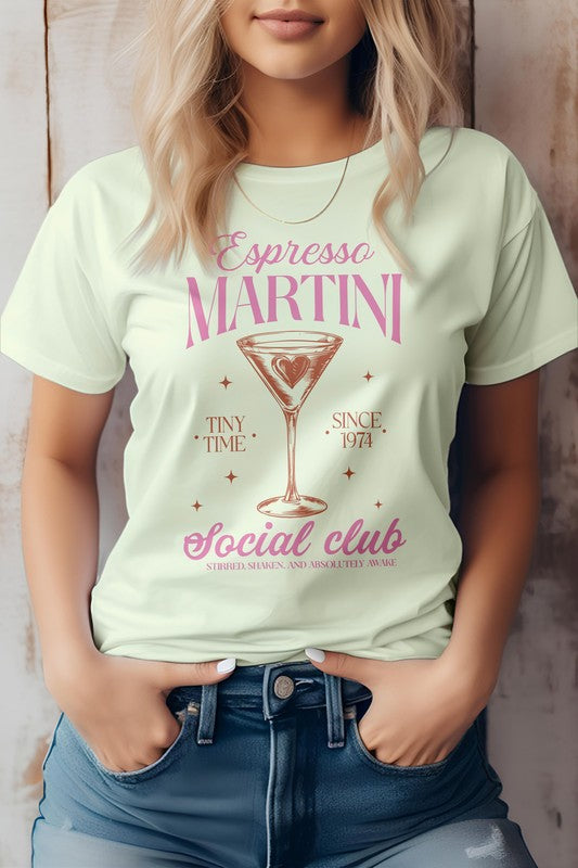 Espresso Martini Social Club Vintage Graphic Tee