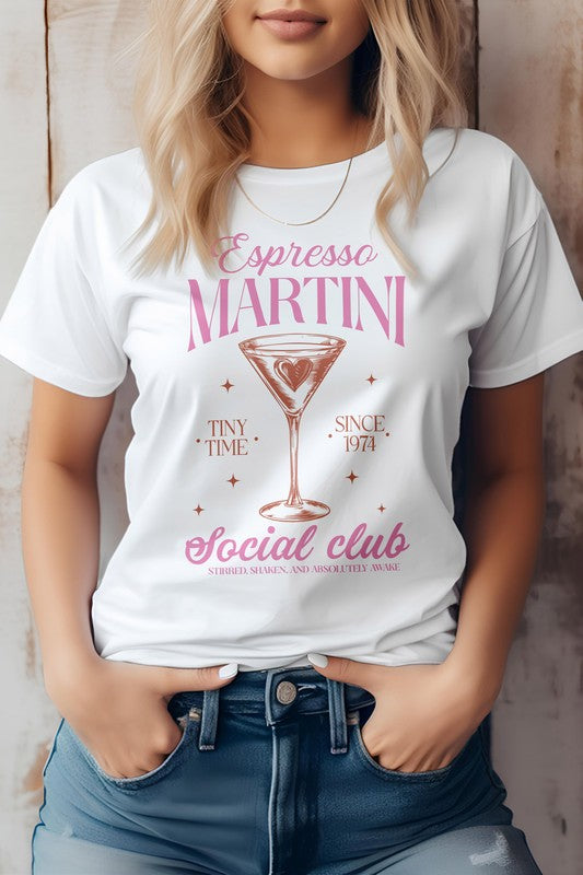 Espresso Martini Social Club Vintage Graphic Tee