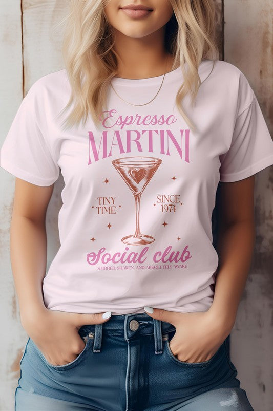 Espresso Martini Social Club Vintage Graphic Tee