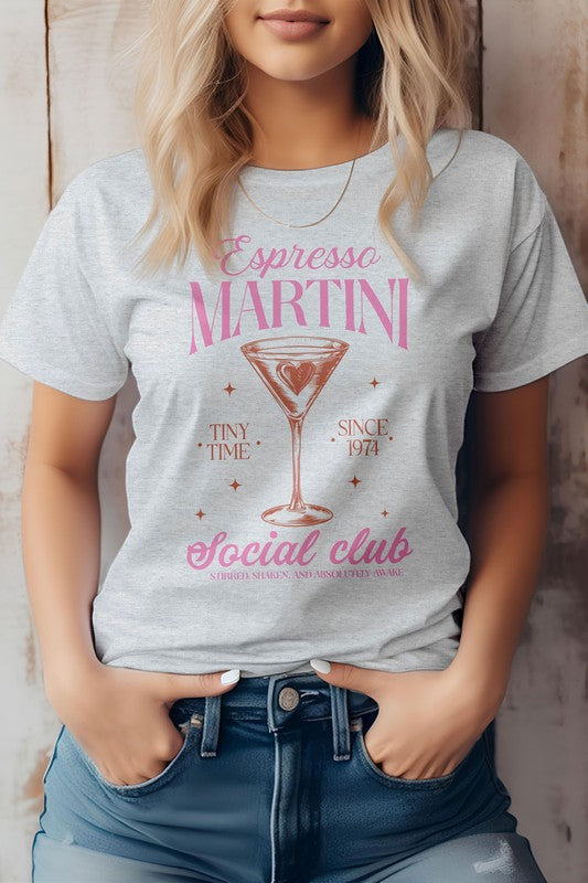 Espresso Martini Social Club Vintage Graphic Tee