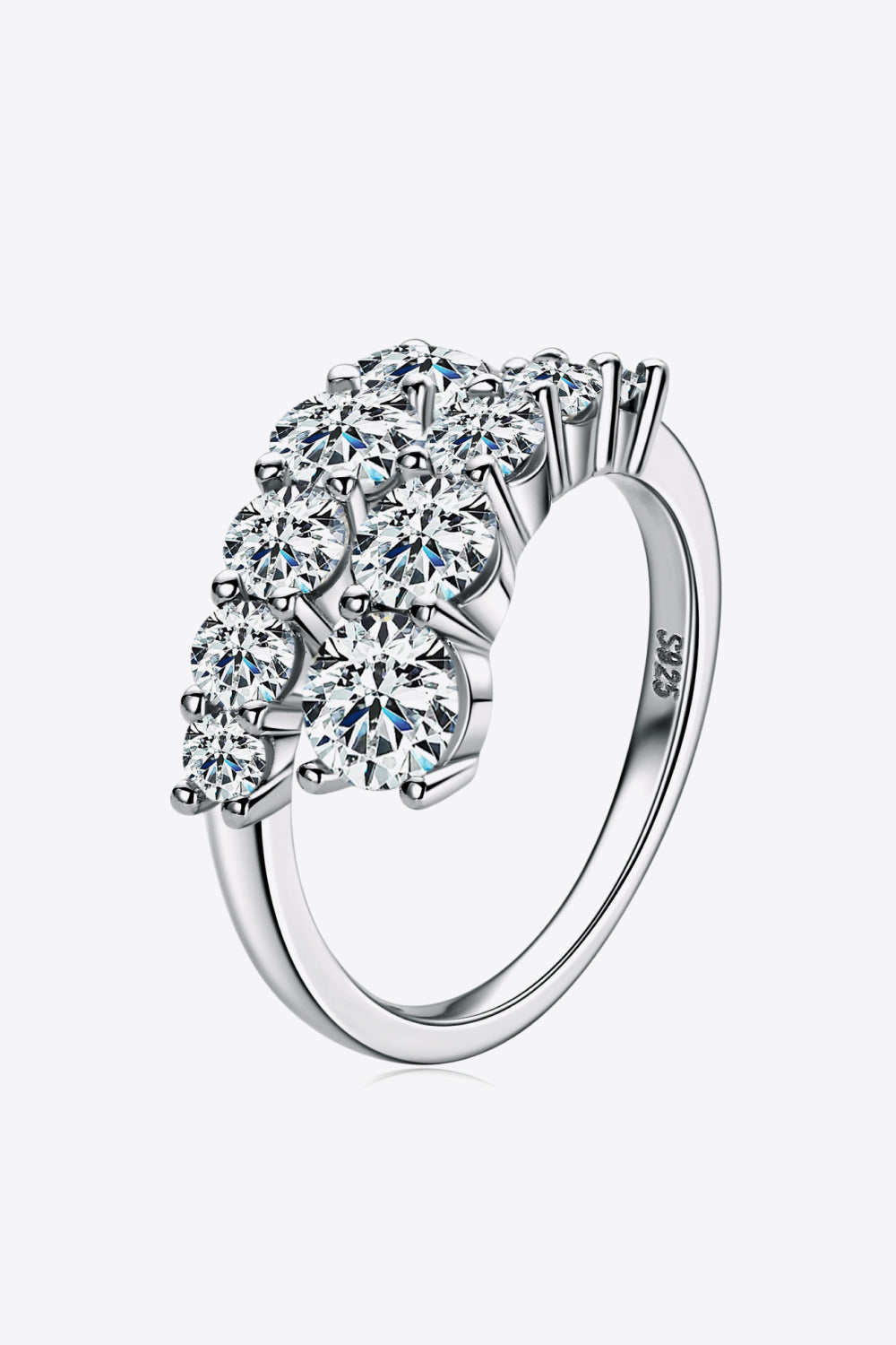 Adored Moissanite .925 Sterling Silver Ring