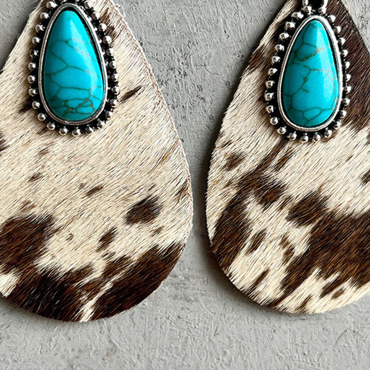 Turquoise Teardrop Earrings