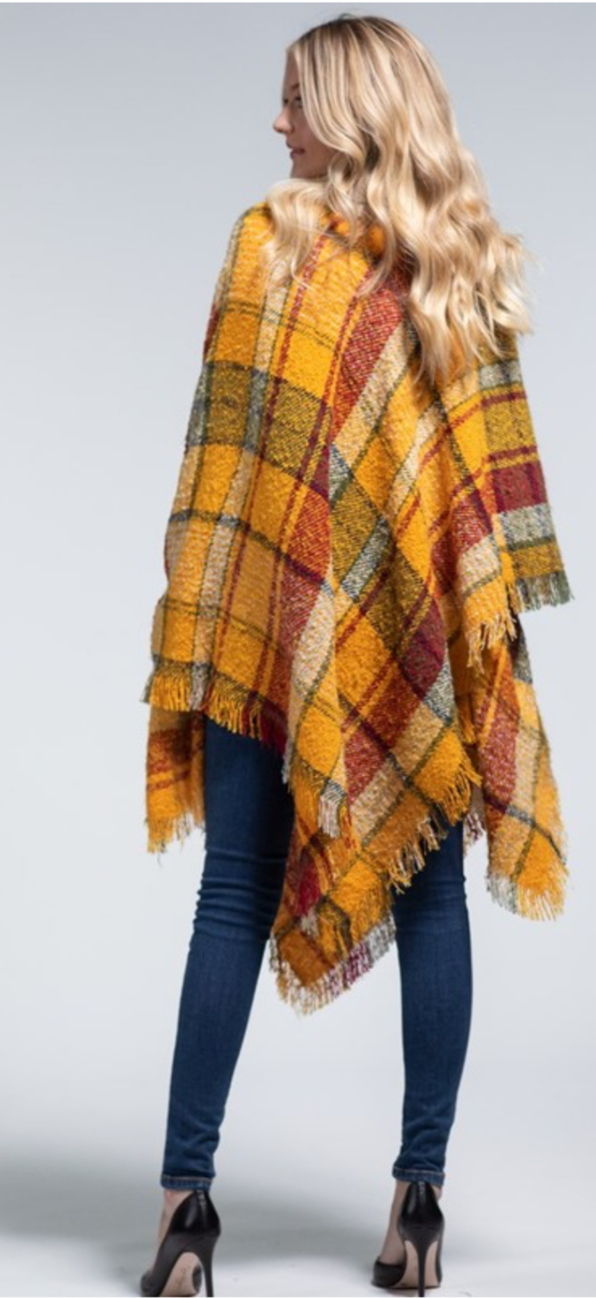 Marigold Turtle Neck Poncho